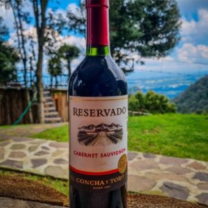 Botella de vino Reservado