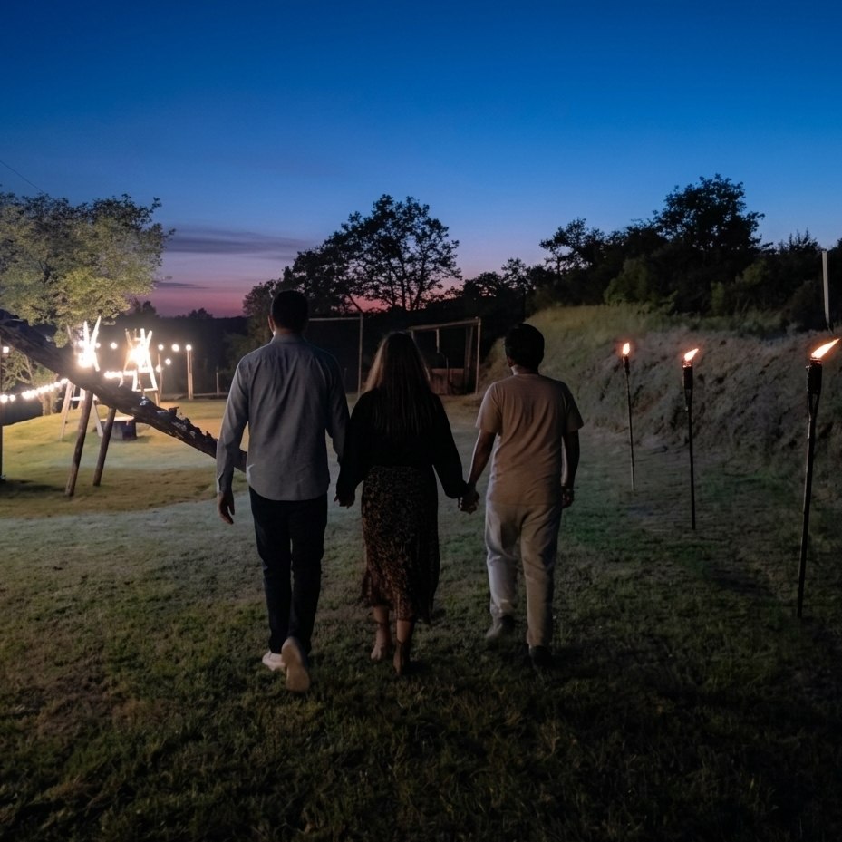 Propuesta de matrimonio en el mirador